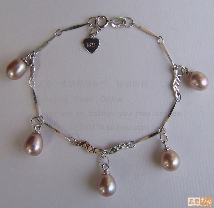 925 silver pearl necklace