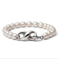 925 silver pearl necklace