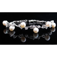 925 silver pearl necklace