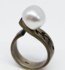 925银珍珠戒指
