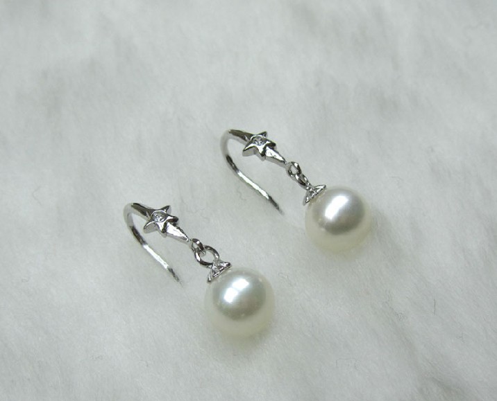 925 silver pearl earrings , earrings