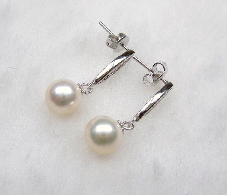 925 silver pearl earrings , earrings